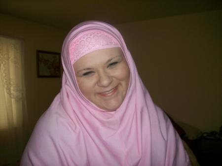 My cute Baby, after she decided to put the Hijab on/ Ma cherie, apres qu'elle a decide de mettre le Hijab -Say MASHALLAH-